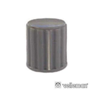 Botão P/ Potenciómetro Cinzento C/ Linha Branca 14x16mm - (KN146GS)