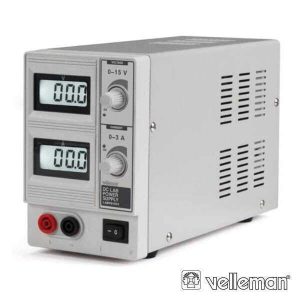 Fonte De Alimentação Digital 0-15v / 0-3a VELLEMAN - (LABPS1503)