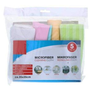 Conjunto 5 Panos Limpeza 35x35cm - (LAR035)