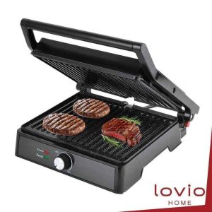 Grelhador Elétrico C/ 2 Posições de Grelhar 2000W LOVIO - (LVEG001BK)