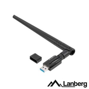 Adaptador USB Wifi Lan 802.11b/G/N/AC 1200mbps Wps LANBERG - (NC-1200-WIE)