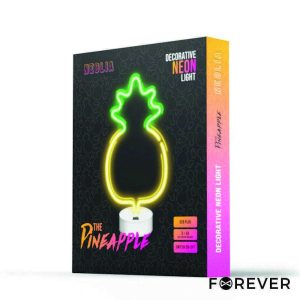 Luz LED Neon Em Forma de Ananás C/ Base - (NNE05)