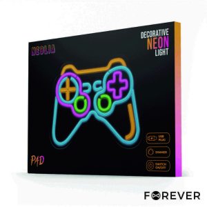 Luz LED Neon Em Forma de Comando Gaming - (NNE19)