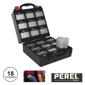 Caixa Ferramentas C/ 18 Compartimentos Removiveis C/ Fecho - (OBB1)