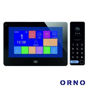 Vídeo Porteiro C/ Lcd 7" Cores LEDS Preto ORNO - (OR-VID-EX-1062/B)