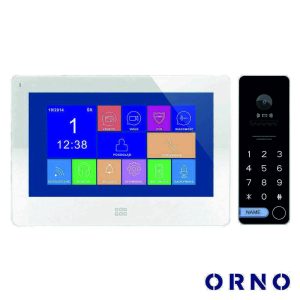 Vídeo Porteiro C/ Lcd 7" Cores LEDS Branco ORNO - (OR-VID-EX-1062/W)