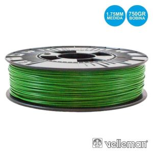 Rolo De Filamento P/ Impressão 3d 1.75mm 750g Verde - (PLA175PG07)