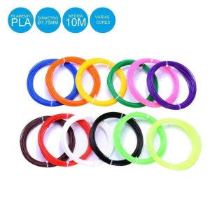 Conjunto De Filamentos P/ Impressão 3D 10m 1.75mm 20 Cores - (PLA175SET/20/10)