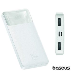 Powerbank 10000mAh QC 15W Branco Bipow BASEUS - (PPBD050002)