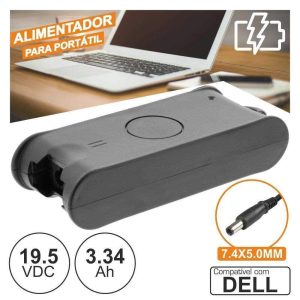 Alimentador P/ Dell 19.5v 3.34a 65W 7.4x5.0mm - (PSUP-NBT-DE02)