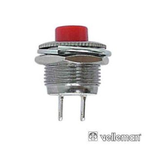 Interruptor Miniatura Vermelho VELLEMAN - (R1820B)
