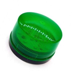 Sinalizador LED Intermitente Verde 12V - (SL-79-GR)