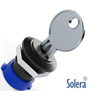 Fecho de Alumínio C/ 1 Chave Metálica SOLERA - (SLR-1300L)