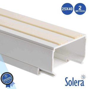 Calha Técnica Pvc C/ Adesivo 25x40mm 793mm² 2m SOLERA - (SLR-9162540)