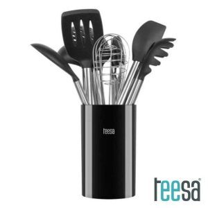 Conjunto de 8 Utensílios de Cozinha C/ Copo TEESA - (TSA0147)