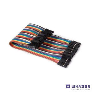 Conjunto 40 cabos de ligação Jumper Fêmea/Fêmea 15cm WHADDA - (WPA429)