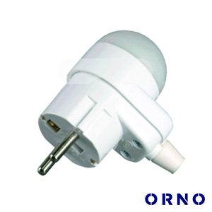 Ficha Schuko Macho 90º C/ Luz LED 16A - (WT-16U/L)