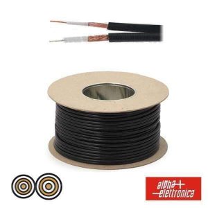 Cabo Audio/Vídeo 2 Cond+2 Malha 1x0.25 1x0.125 °4+°4.5 Preto - (WTR305)