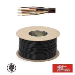 Cabo Audio/Vídeo 6 Condutores+4 Malhas 3x0.14+0