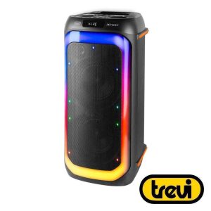 Coluna Amplificada 2x6.5" 110W USB/SD/AUX/BT LED TWS TREVI - (XF780KB)