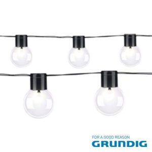 Corrente de Iluminação 4.85m C/ 20 Lâmpadas E Painel Solar - (26156)