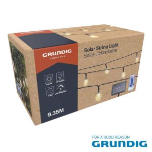 Corrente Iluminação 9.35m c/ 50 Lâmpadas Painel Solar - (30445)