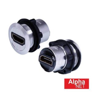 Ficha Adaptadora HDMI Fêmea / Fêmea Painel ALPHANET - (64-579P)