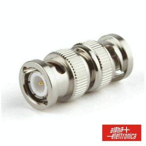 Ficha Adaptadora Bnc Macho / Macho Niquelada - (82-012)