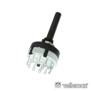 Comutador Rotativo 4p C/ 3 Posições Conexões De Soldadura - (8404-4)