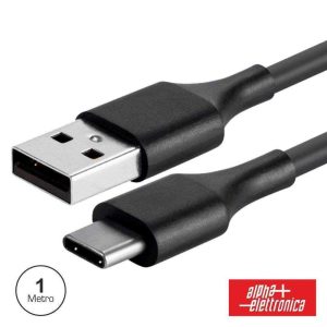 Cabo USB-C 2.0 Macho / USB-A Macho 1M - (95-674/1NB)