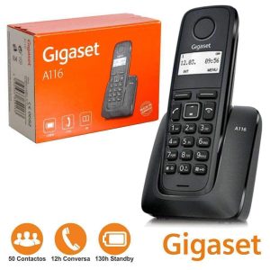 Telefone S/ Fios A116 Preto Gigaset - (A116B)