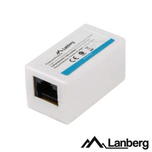 Ficha Adaptadora RJ45 Cat6 Fêmea/Fêmea LANBERG - (AD-RJ45-RJ45-OU6)