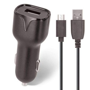 Adaptador Isqueiro 1 USB-A 5V 1A C/ Cabo MicroUSB - (ADAP-ISQ03)