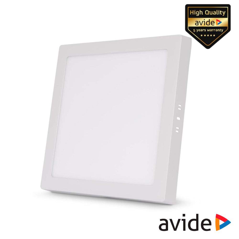 Painel Leds Quadrado CCT Superfície 24W 307mm 2000lm AVIDE - (AMSMPCCT-S-24W)