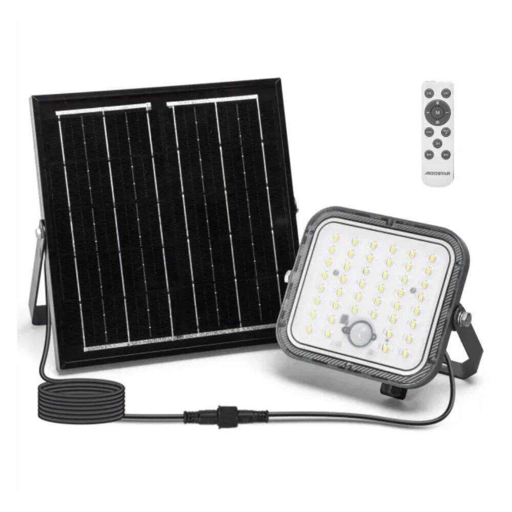 Foco LED Solar 80W C/ Sensor 6500K 800lm IP66 - (B1020133Q)