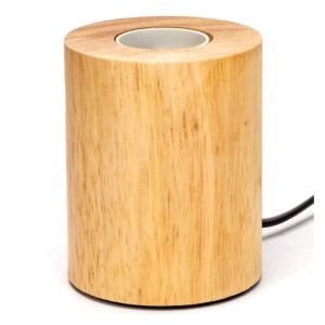 Candeeiro Mesa 1x E27 Madeira 1.5m - (B103113N6)