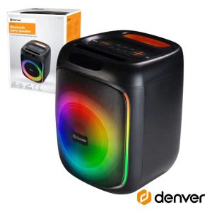 Coluna Amplificada 6.5" 200W Bluetooth Bat/USB/AUX/SD DENVER - (BPS-165)