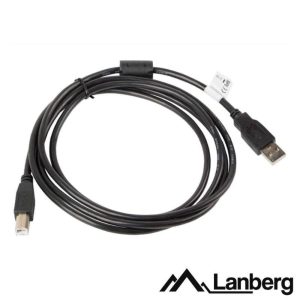 Cabo USB-A 2.0 Macho / USB-B Macho 1.8m LANBERG - (CA-USBA-11CC-0018B)