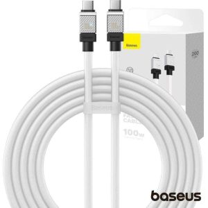 Cabo USB-C Macho P/ USB-C Macho 100W PD 2m Coolplay BASEUS - (CAKW000302)