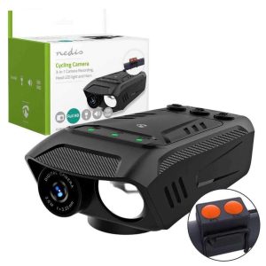 Câmara De Ação P/ Bicicleta 1080p FHD À Prova De Água NEDIS - (CCAM100BK)