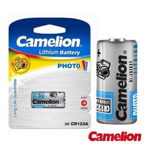 Pilha Lítio Cr123a 3v 1300ma Blister CAMELION - (CR123A-BP1)