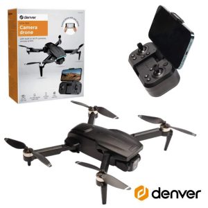 Drone C/ Transmissor 2.4GHz 4 Hélices Wi-Fi FPV DENVER - (DCW-3520)