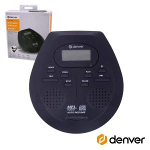 Leitor de CD Portátil DISCMAN DENVER - (DMP-395B)