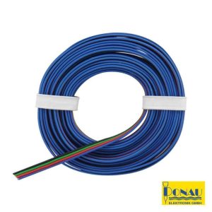 Cabo p/ Fita de LED RGB 4 Condutores 4x0.25 5m DONAU - (DN419-005)