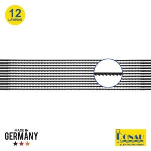 Conjunto 12 Lâminas Serra P/ Madeira Dente Normal Donau - (DNM133-0)