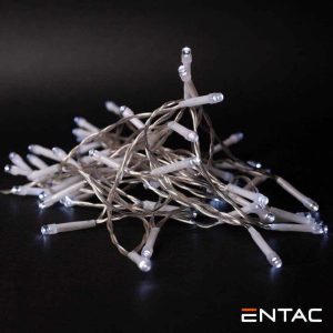 Luzes de Natal 96 LED 6400K 7m IP44 ENTAC - (ECL-96CW-T)