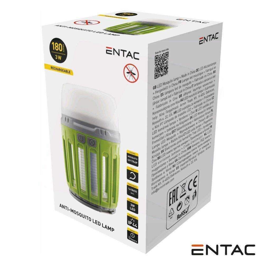 Mosquiteiro Elétrico Portátil C/ Lâmpada ENTAC - Image 2