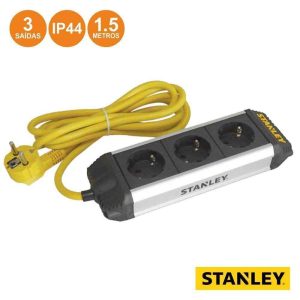 Extensão Elétrica 3x Schuko 1.5m STANLEY - (ESTN3-G)