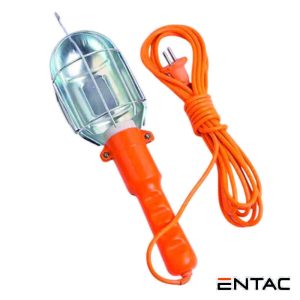 Lanterna Trabalho E27 60W 5m ENTAC - (EWL-E27-60WAC)