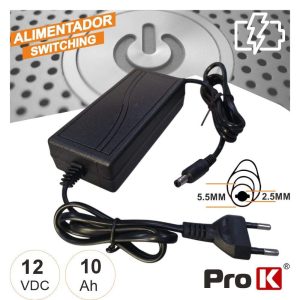 Alimentador Switching 12V 10A - (FAS12V10A(H))